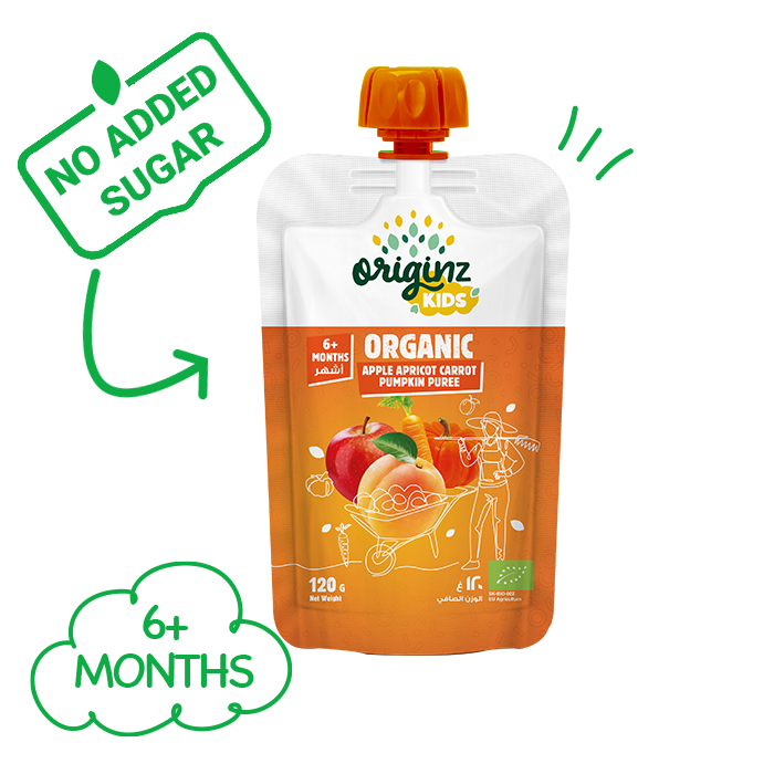 Organic Apple Carrot Apricot Pumpkin Puree