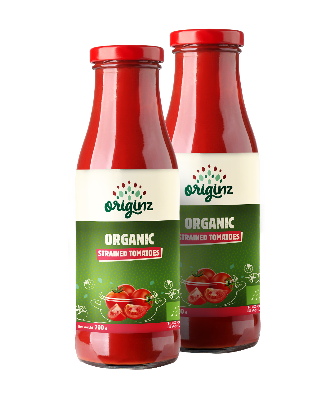Twinpack Strained tomatoes